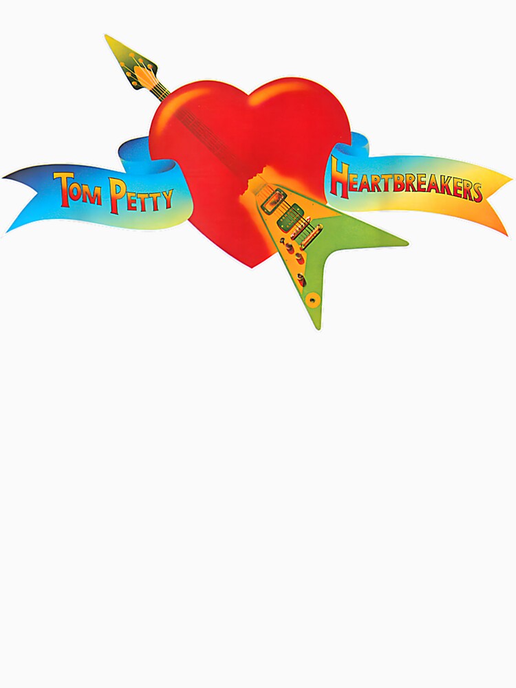 Toms Petty and The Heartbreakers Guitar Retros Logo Funny by MandiGifford