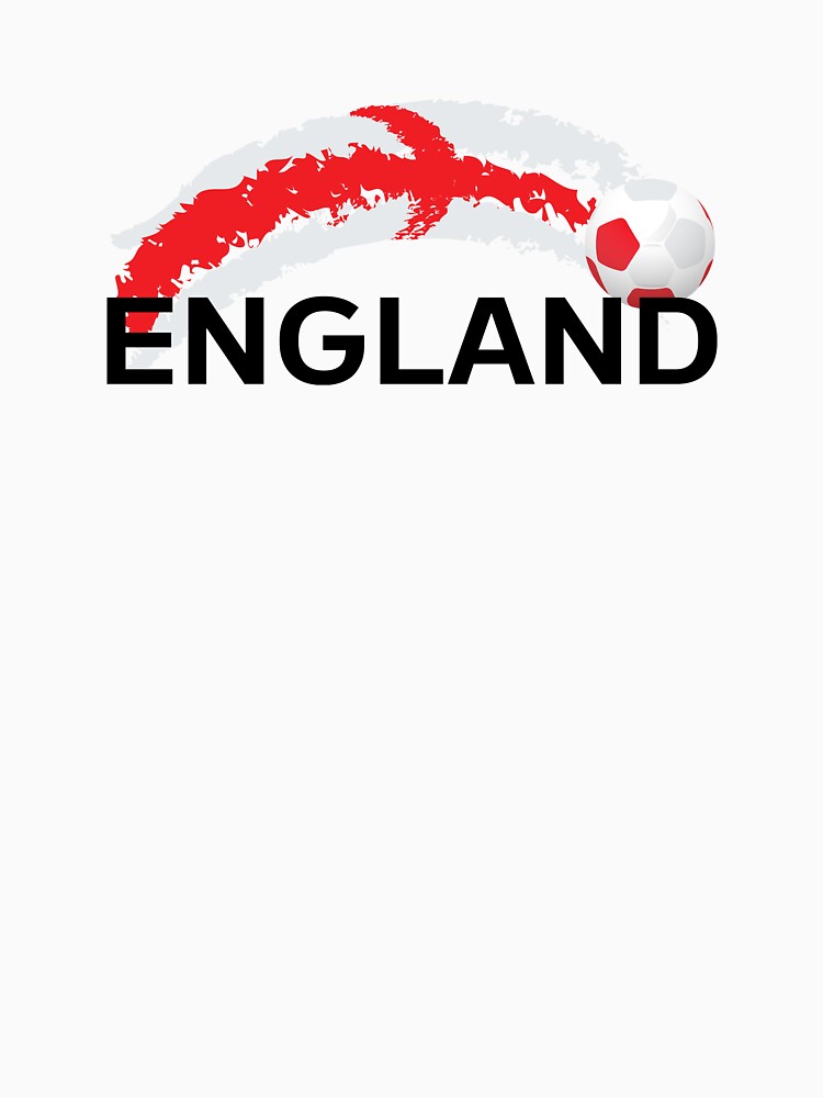 England Football Supporter Fan Shirt Design by Retr0Tshirts