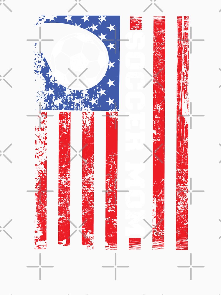Soccer Mom USA flag American Sports by ibeargifts