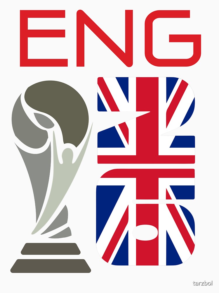 ENG 2026 Football World Cup Trophy Shirt UK Flag Soccer Fan Tee by tarzbol