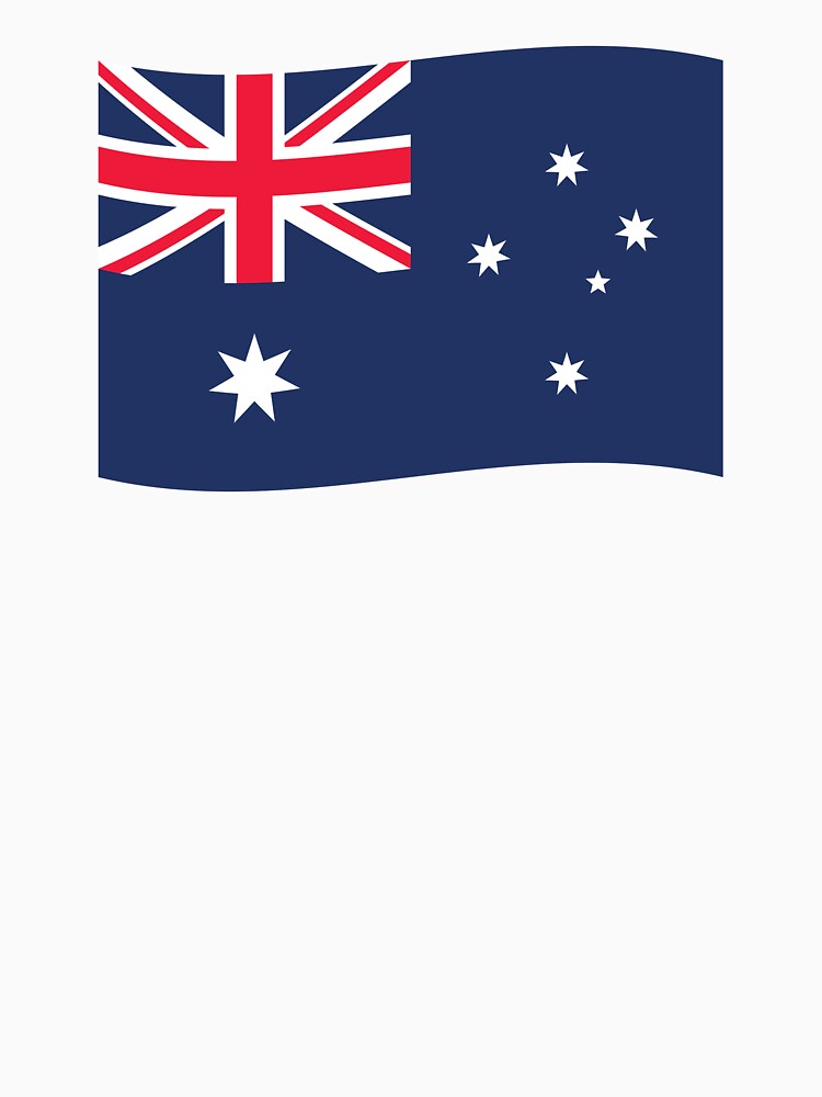 Australia Wave Flag (On Black) by STUDIO-72