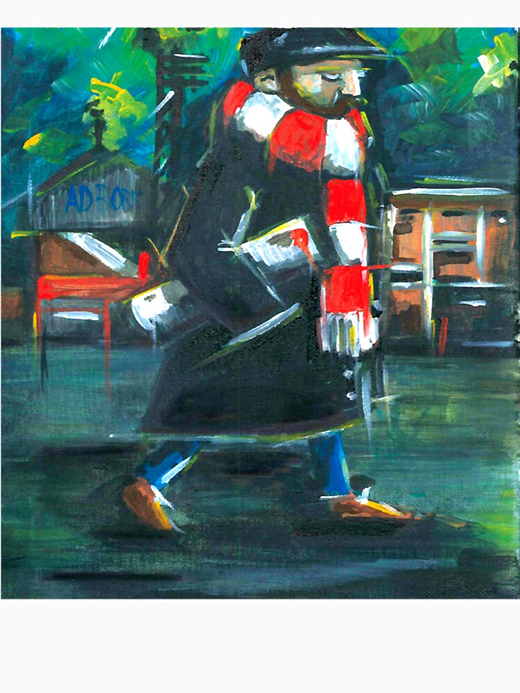 GWA FOOTY FANS LONE POTTER RED WHITE by SyonaCalthorpe
