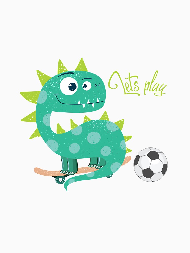 Soccer dinosaur gift by eiwo87