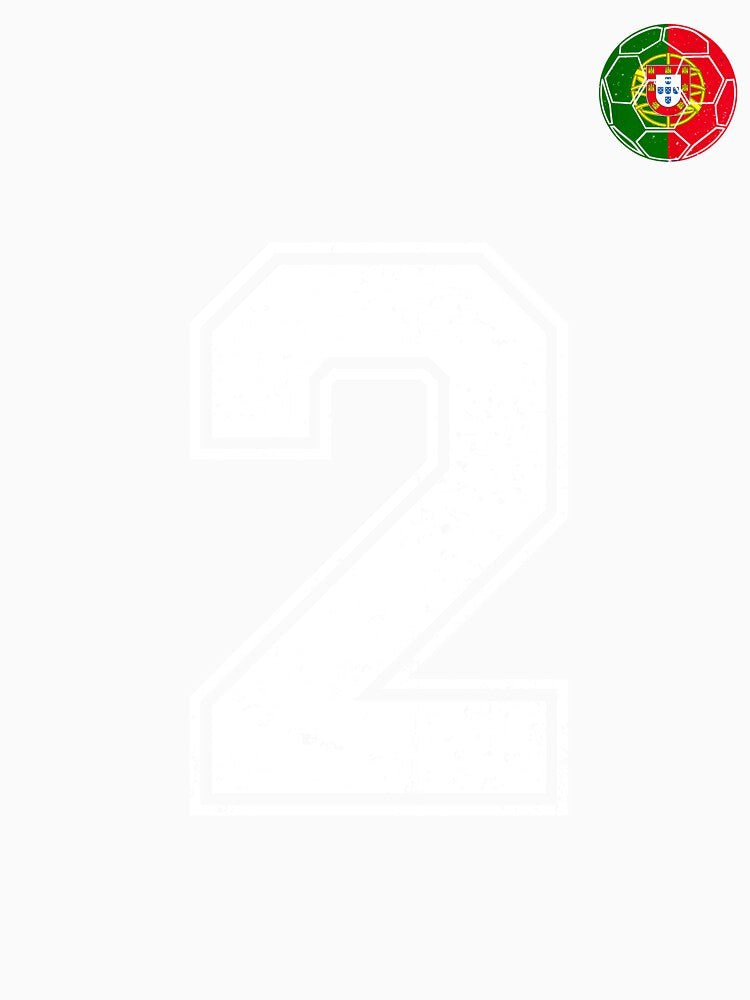 Portugal Soccer Number 2 Vintage Sports Fan by OliviaHayesArt
