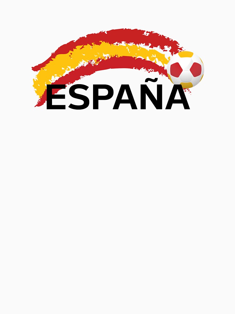 Spain Football Fan Soccer Supporter Shirt by Retr0Tshirts