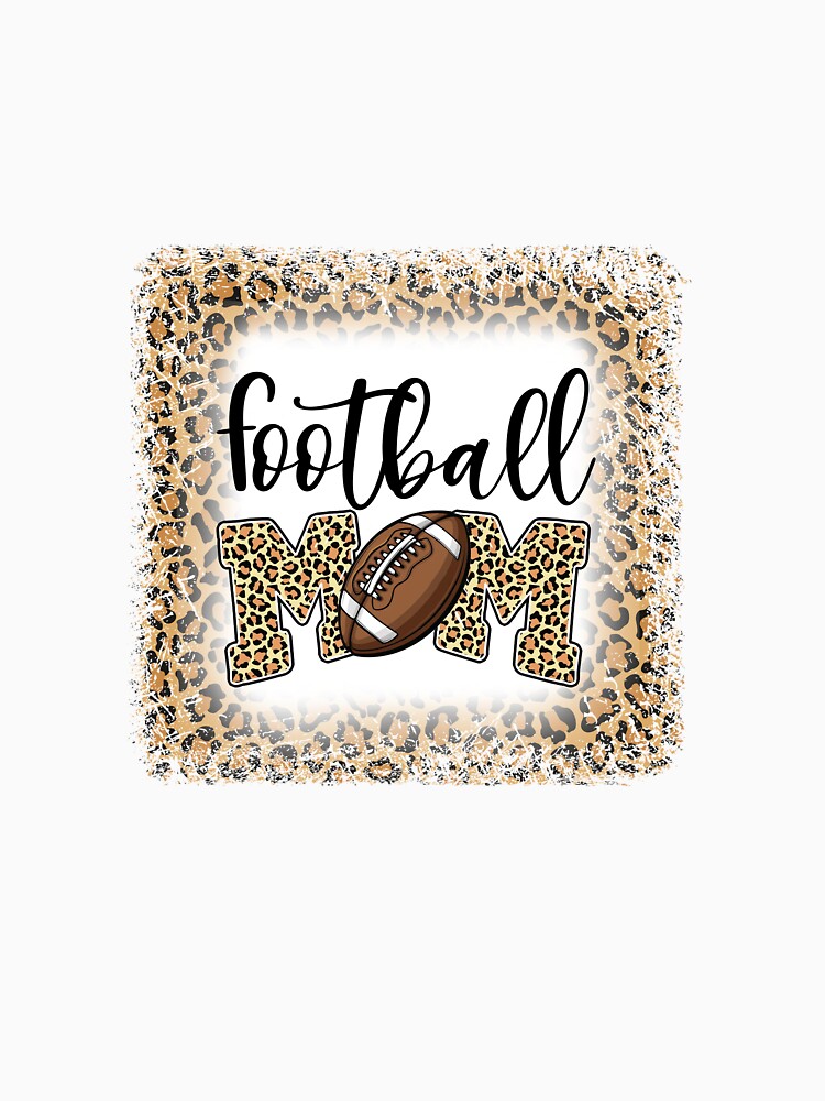 Football Mom Leopard Print Mother's Day by mainana78