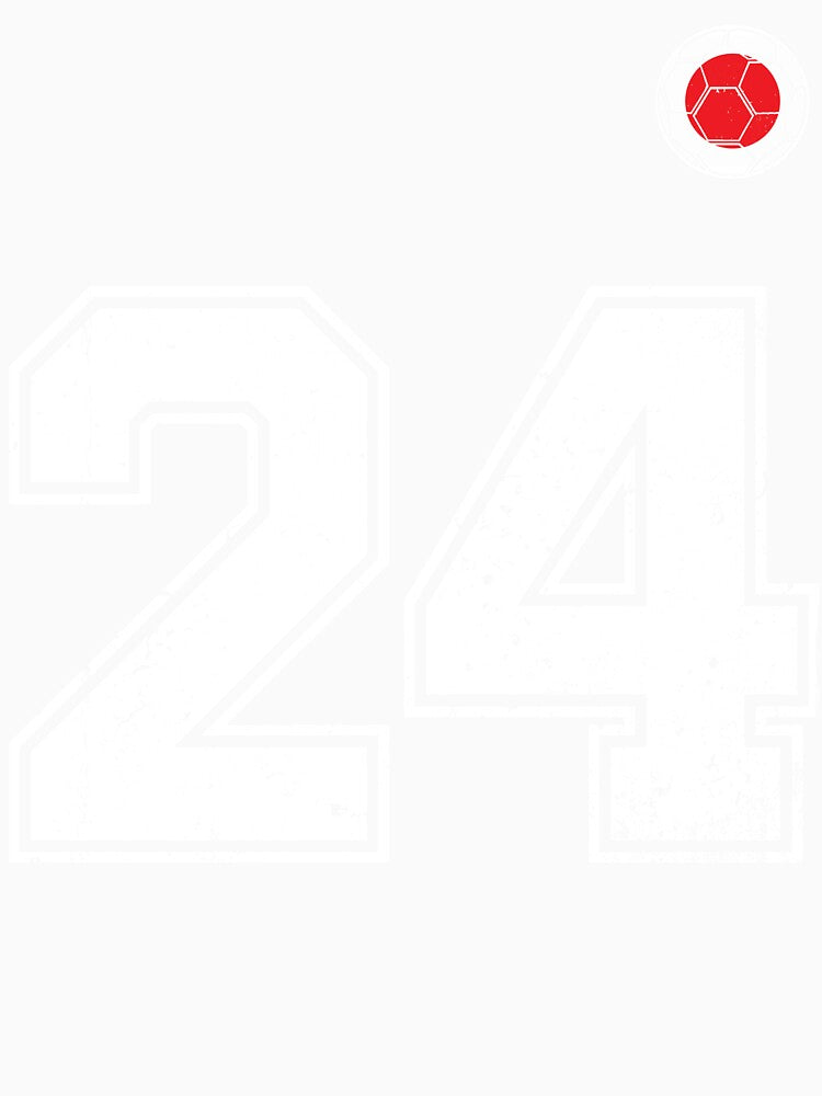 Japan Soccer Number 24 Vintage Sports Fan by LiviuGligoros