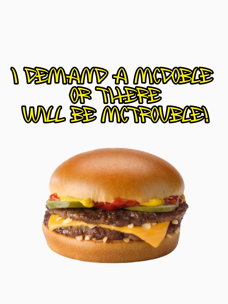 Funny McDonald's McDouble Or McTrouble by Cat Haven & Rescue