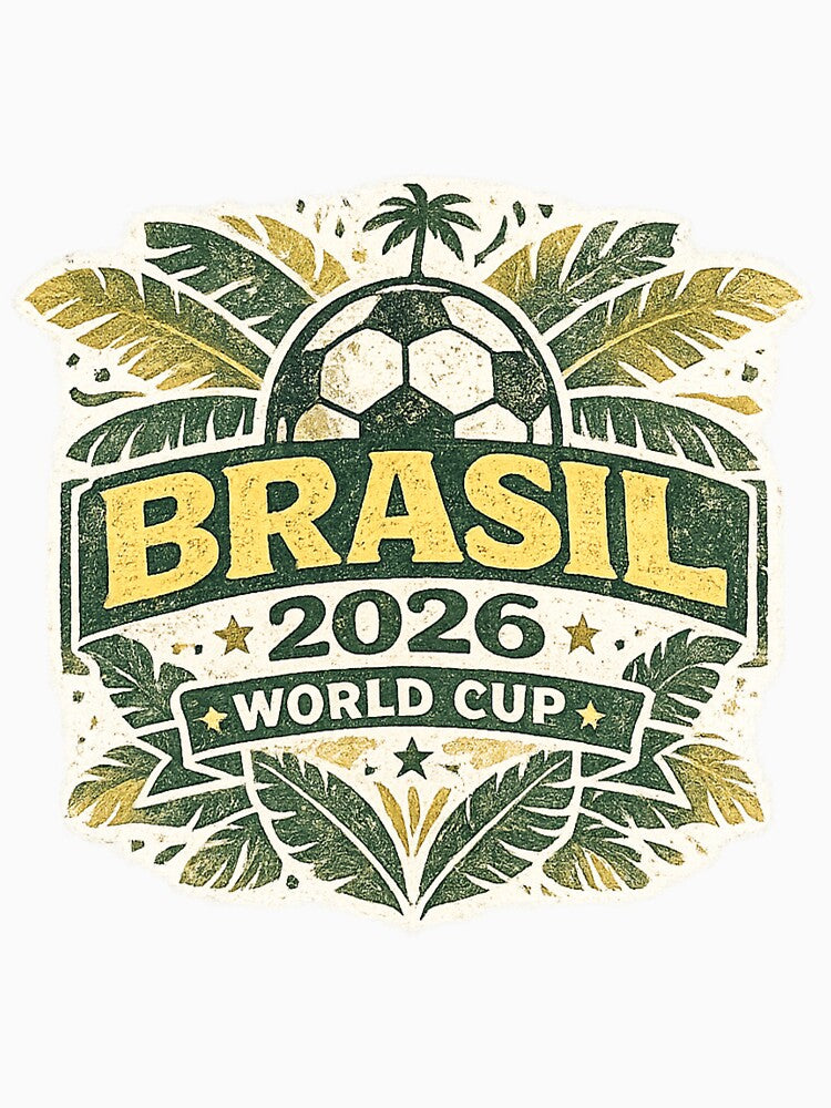 Brasil World Cup 2026 Vintage Football Fan Shirt by ArthUpscale