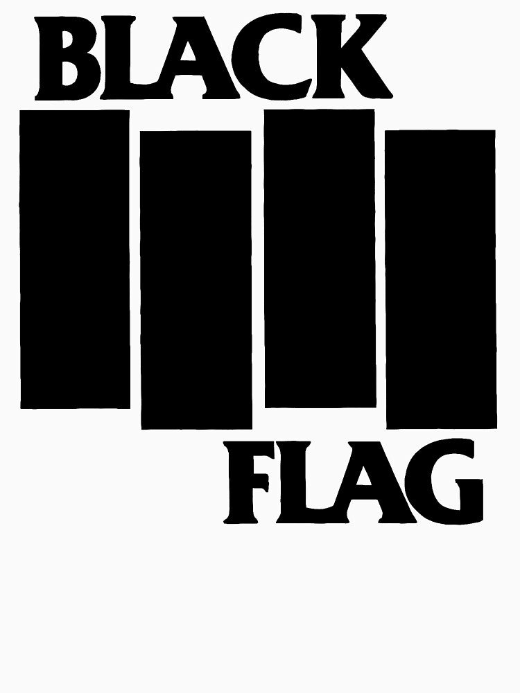 BLACK FLAG T-shirt - LOGO Logo by Sovietmovies