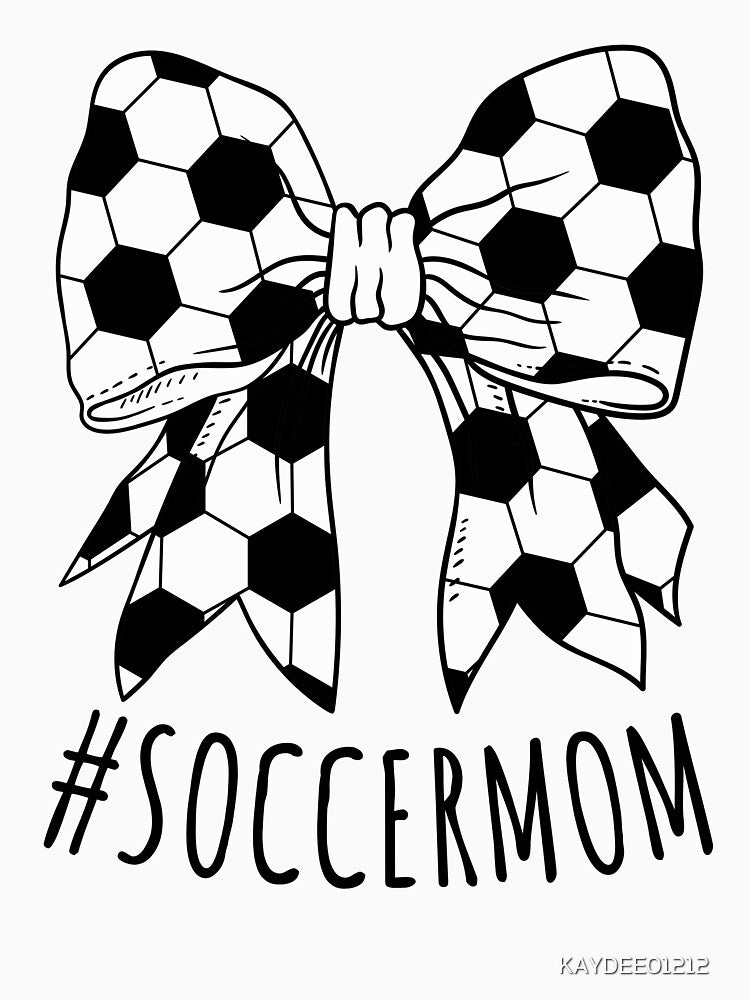 Soccer Mama Coquette Bow Soccer Mom Retro Soccer Season by KAYDEE01212 ✨