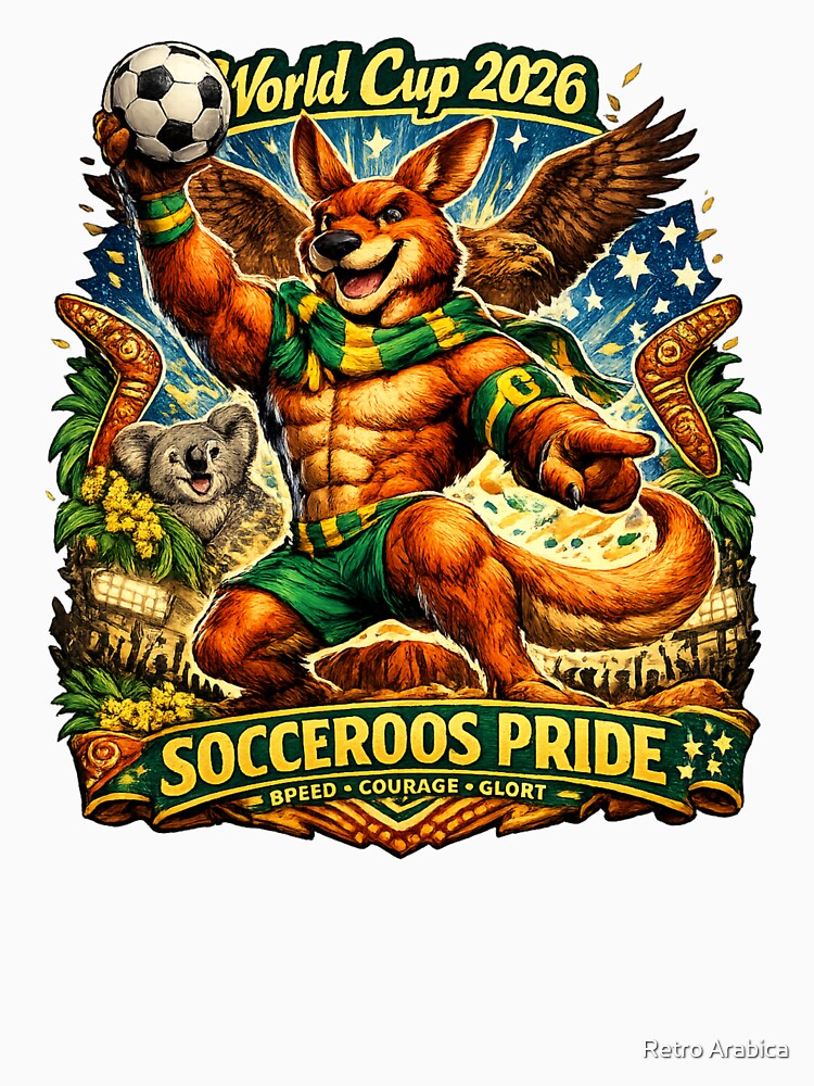 Socceroos Pride World Cup 2026 by Retro Arabica
