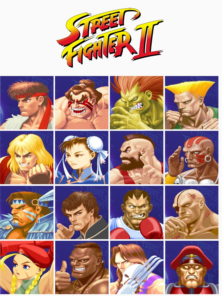 Street Fighter II Select Character by UrameshiMIDK