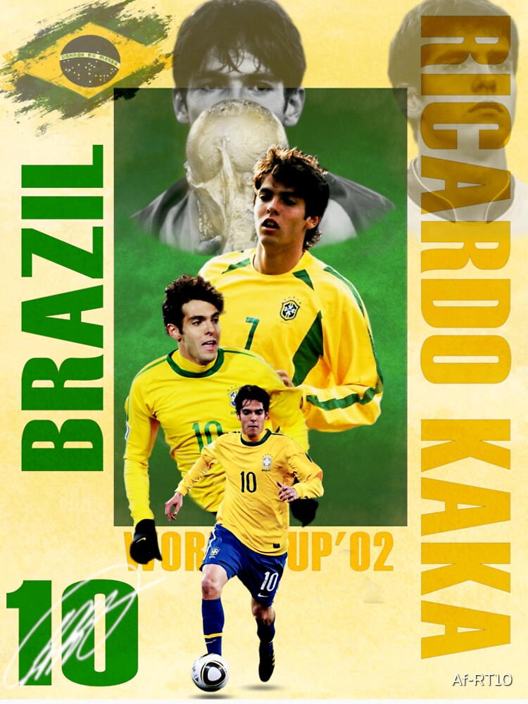 Kaka Brazil Poster: Iconic Kaká Soccer Art Print, Football Legend Wall Decor by Af-RT10