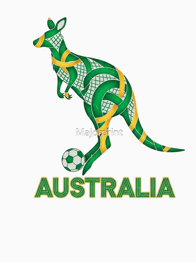 Geometric Kangaroo Australia Spirit by Majorprint