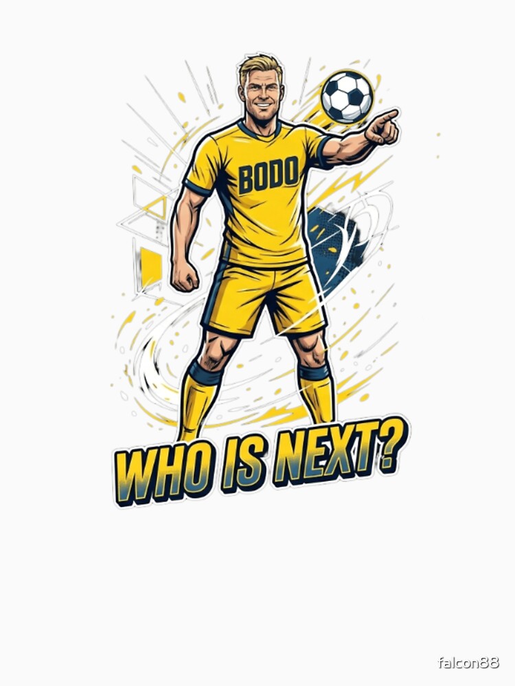 BODO Who Is Next Challenge Football T-Shirt by Imaginarium of Chaos falcon88