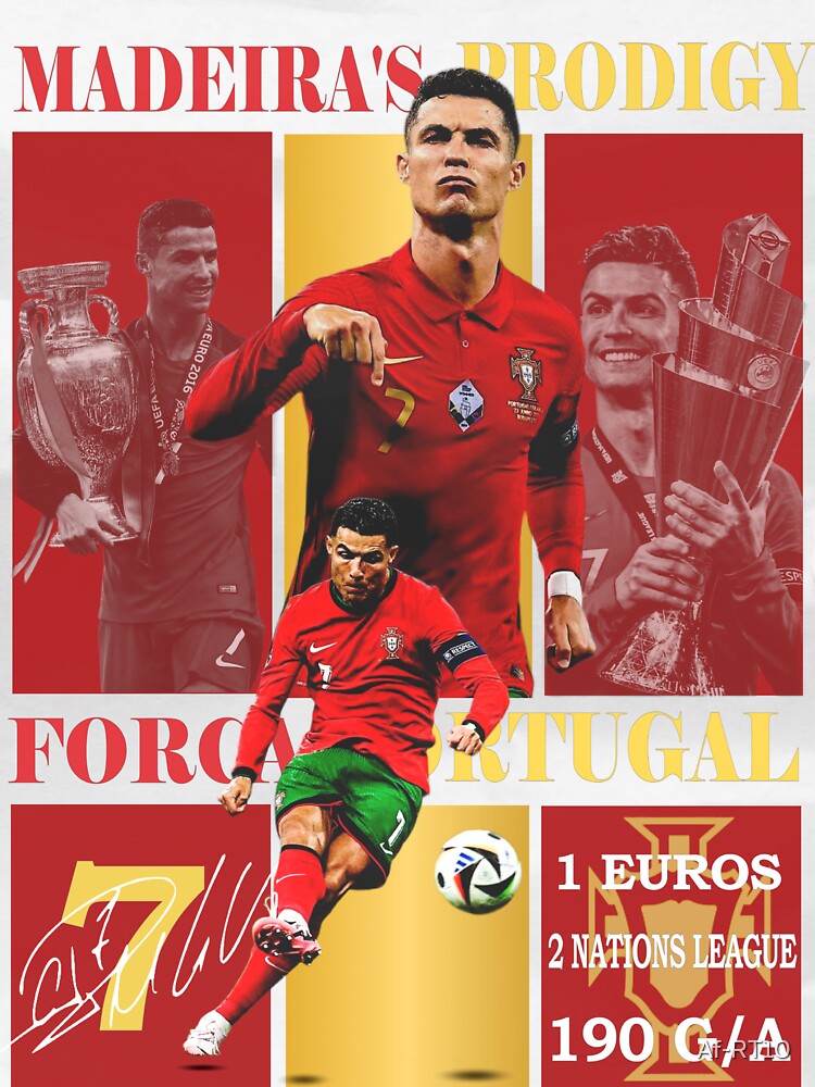 Cristiano Ronaldo Portugal Poster - Madeira's Prodigy CR7 Fan Art Print by Af-RT10