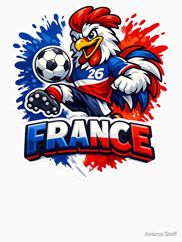 France Football Rooster Mascot by Ambroa Stuff