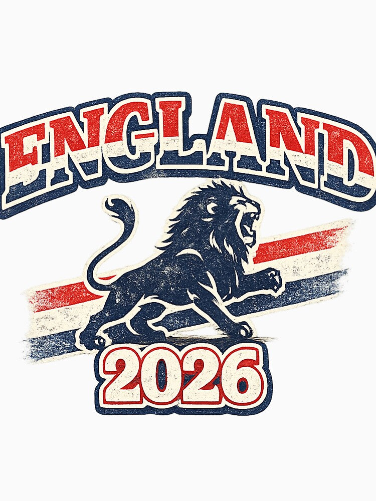 England 2026 Vintage Lion – Retro Football Fan Shirt by ArthUpscale