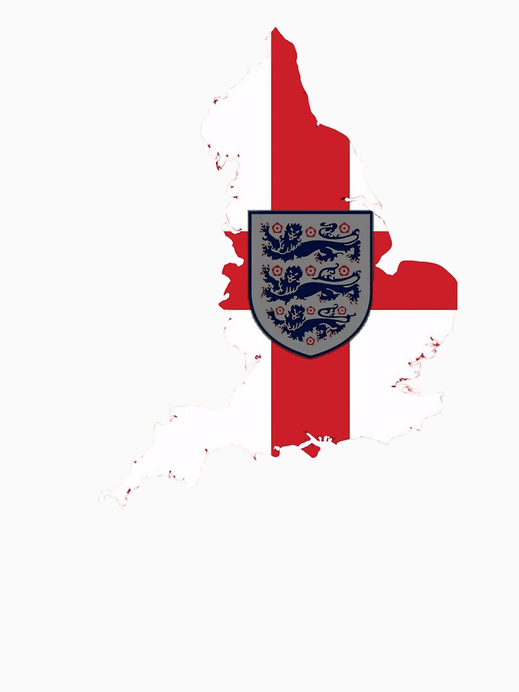 England Football Fan Cartoon Sticker | Three Lions Supporter by aminesez22