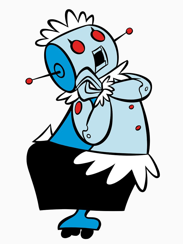 Rosie the Robot Retro Cartoon by TheDisloyalists