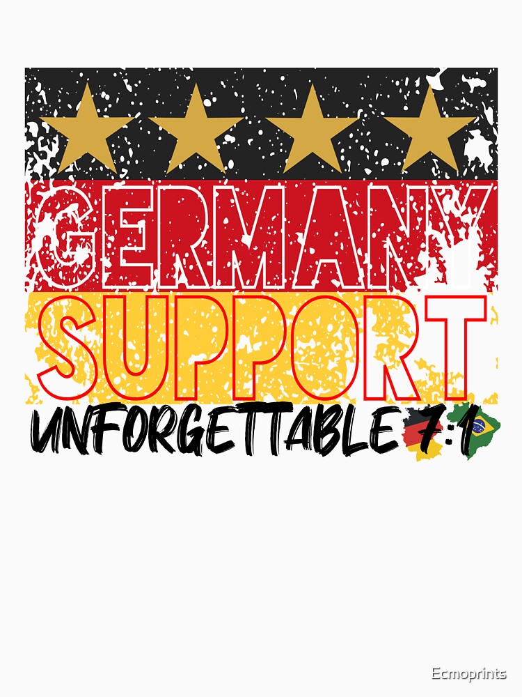 Germany Fan Motif Germany Support Unforgettable 7:1 by Ecmoprints