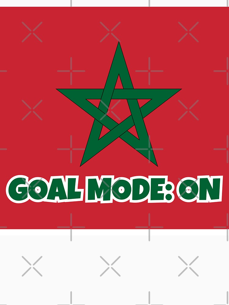Morocco Soccer Fan Shirt – GOALMODE: ON Football Tee by LovelyHappyGift