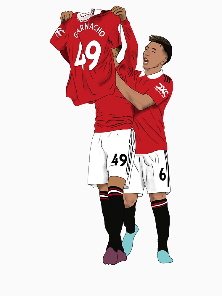 Alejandro Garnacho Goal Celebration by DASClothingCo