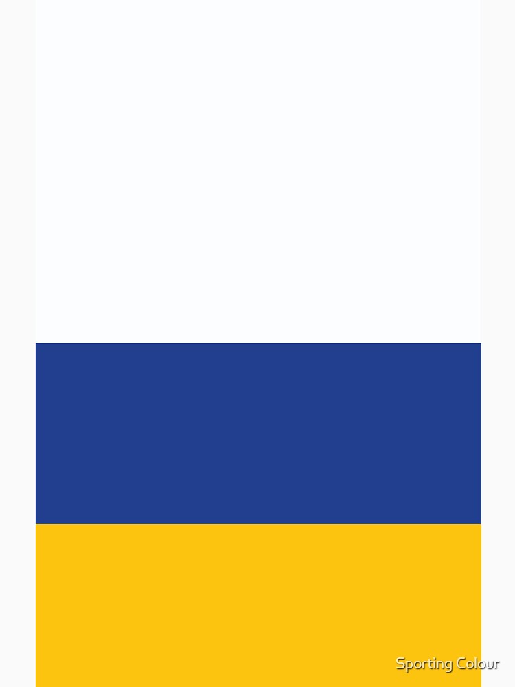 Leeds Tricolour White Blue Yellow by Sporting Colour