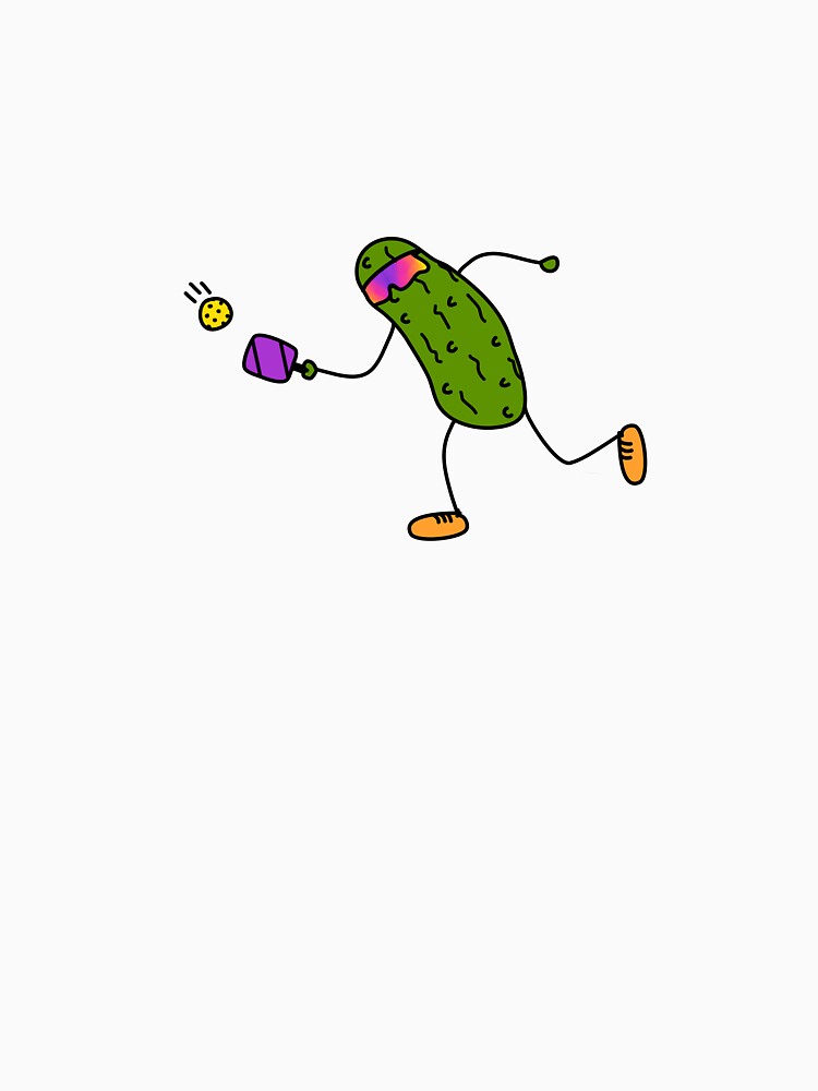 pickle playing pickleball by ekiso