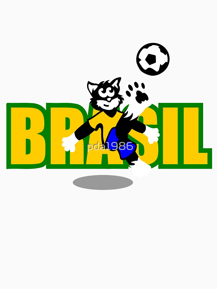 Brasil Football Cat by Travelers of the World