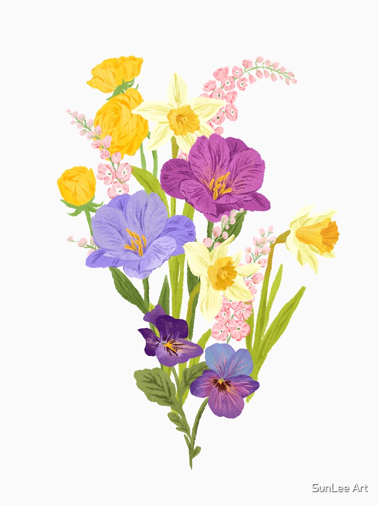 Floral Abundance by SunLee Art