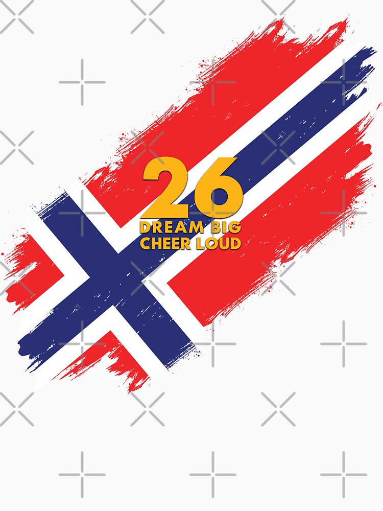 Norway Football 2026 Dream Big Cheer Loud by BananaPrint