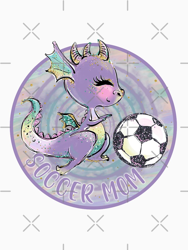 Cute dragon soccer mom by Suzanne Cook