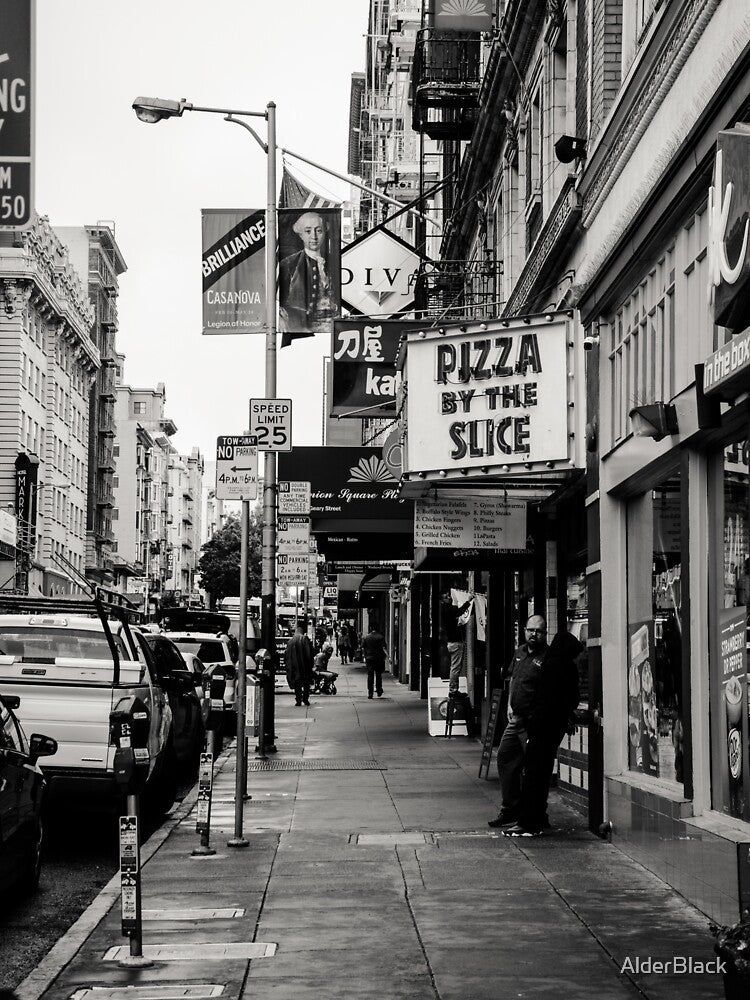 Street Photograph of Busy Town by AlderBlack
