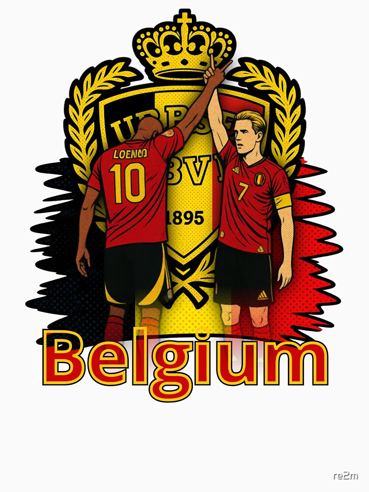 Belgium Football Legends - Red Devils Pride Art by re2m