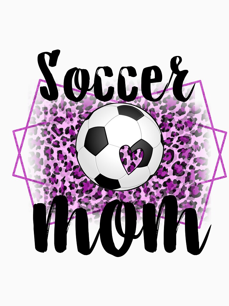 Soccer Mom Cute Leopard Print Mothers Day Gift For Women Mom by sheamgjirij