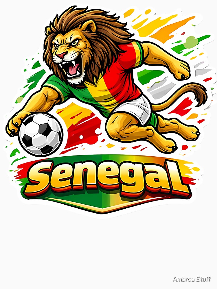 Senegal Lions of Teranga by Ambroa Stuff