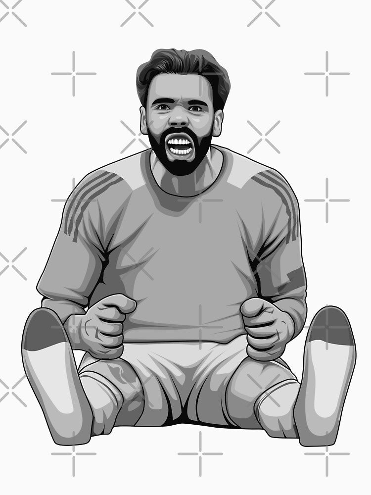 David Raya Black and White Version by Aldduardo