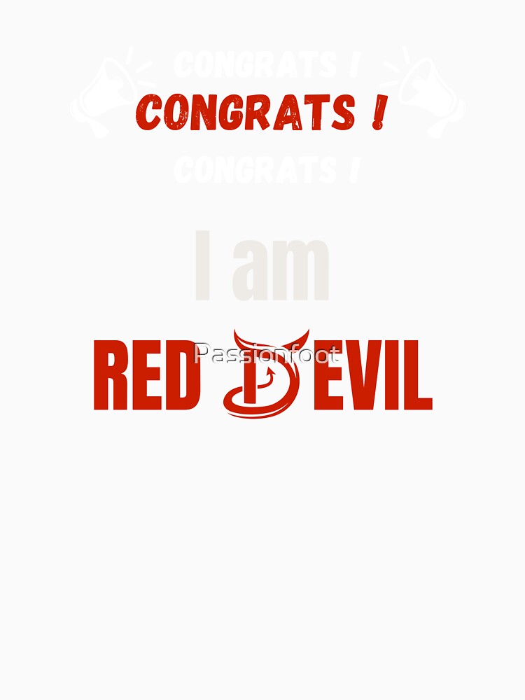 t-shirt, cap congrats belgian red devil by Passionfoot
