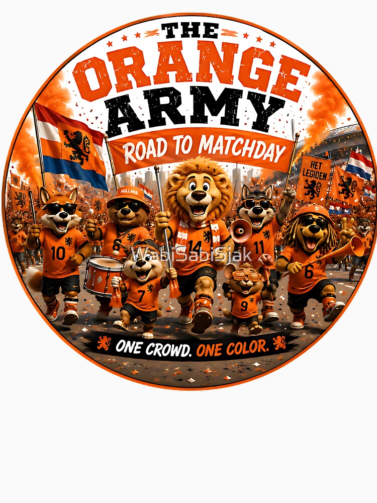 The Orange Army Road To Matchday – Dutch Soccer Fans by WabiSabiSjak