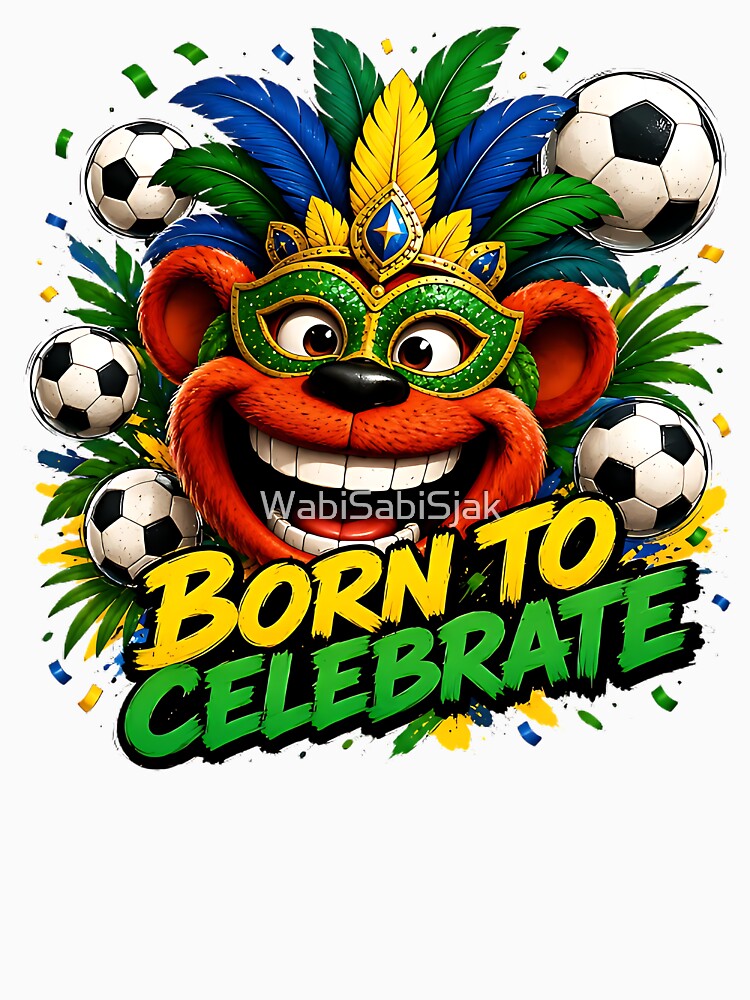 Born To Celebrate Brazil World Cup Fans by WabiSabiSjak