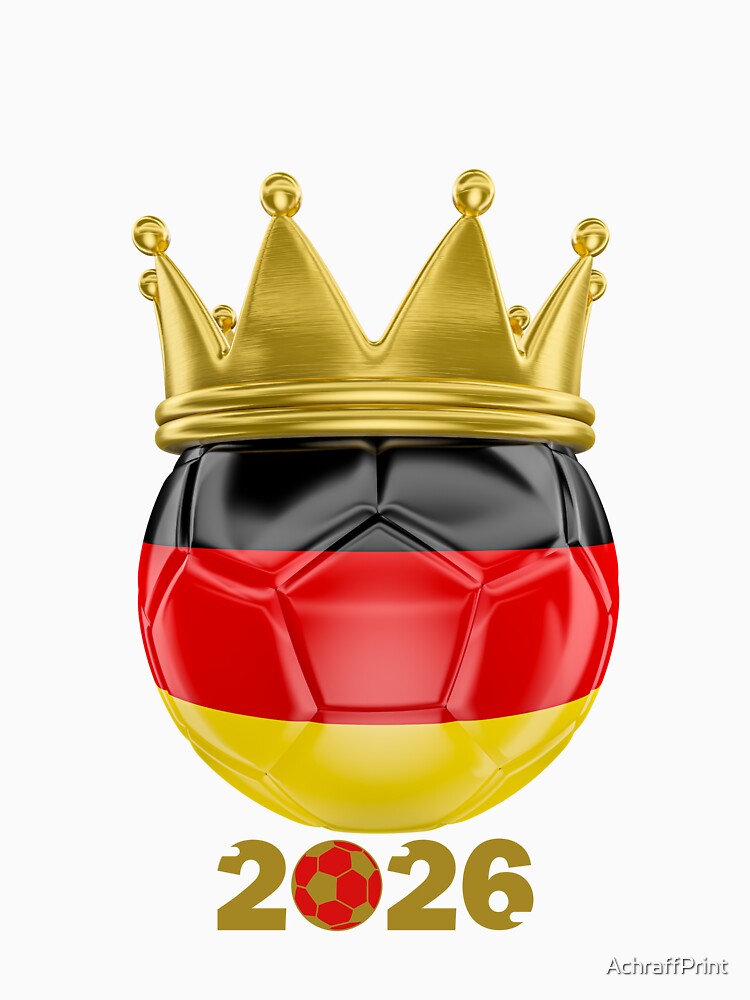 Germany Football Champion Crown 2026 by AchraffPrint