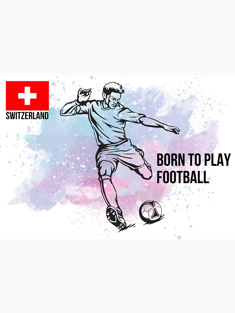 Swiss Football Player Kicking the Football - Football by cravingmart