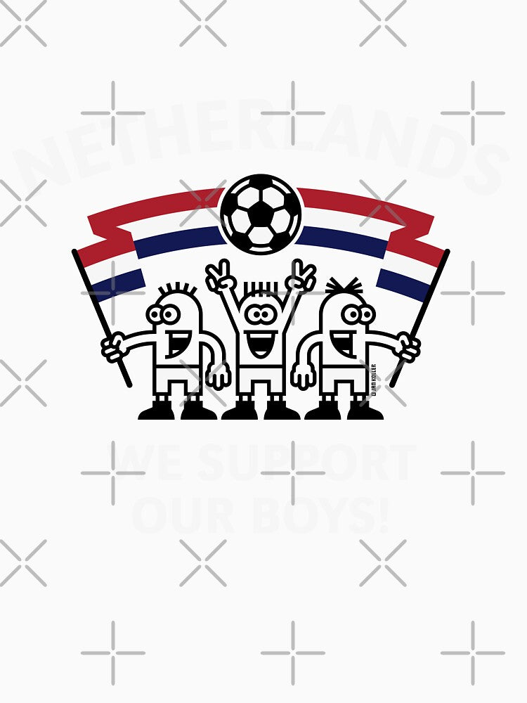 We Support Our Boys! (For Orange Background / Netherlands / Voetbal) by MrFaulbaum