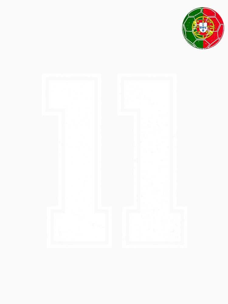 Portugal Soccer Number 11 Vintage Sports Fan by OliviaHayesArt