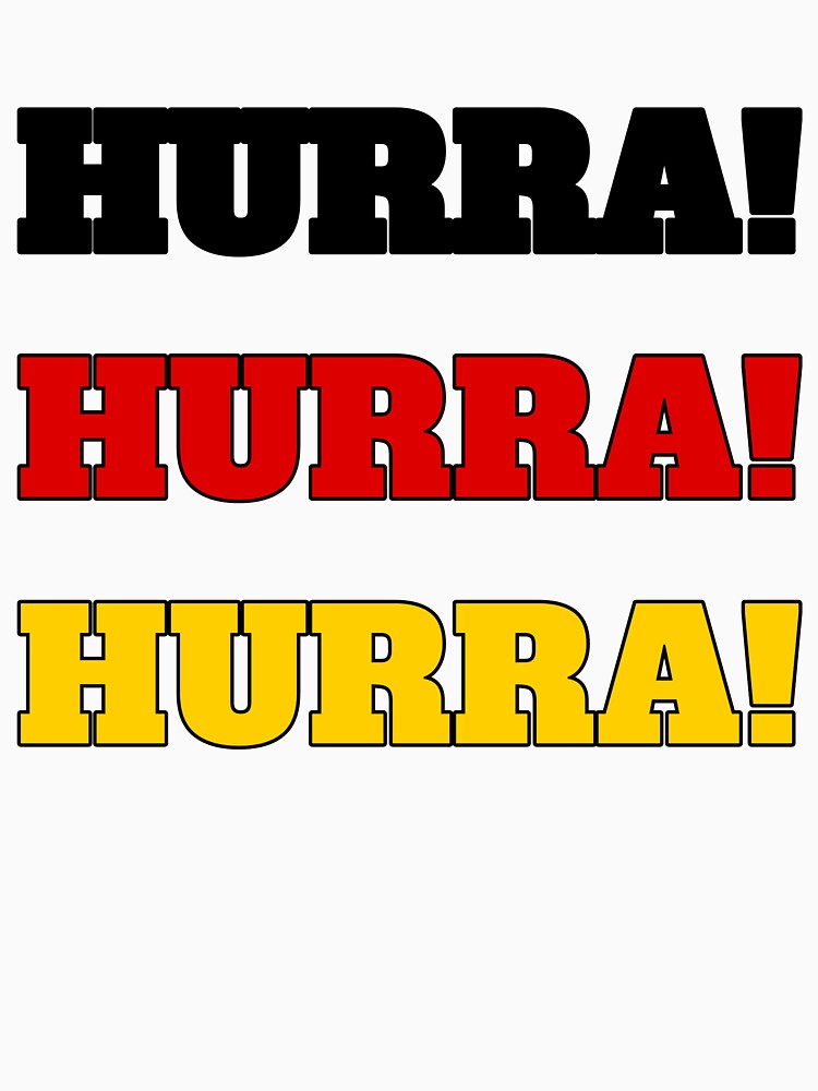 Germany Fan Shirt - Hurra! Hurra! Hurra! by Hamlet & Sons