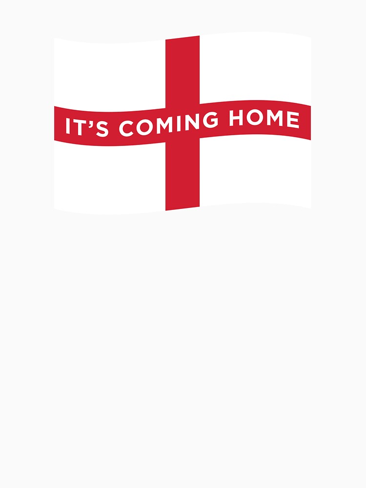 It's Coming Home England Wave Flag (On Red) by STUDIO-72