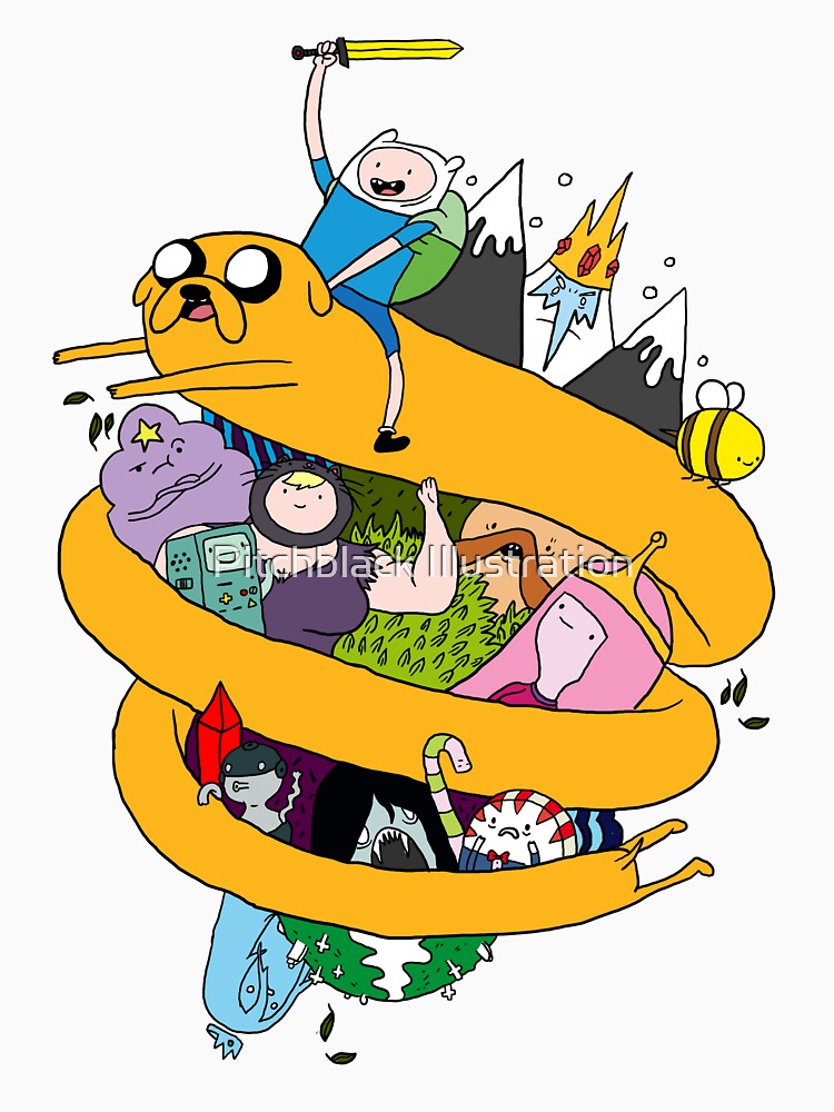 Adventure Time by Pitchblack Illustration