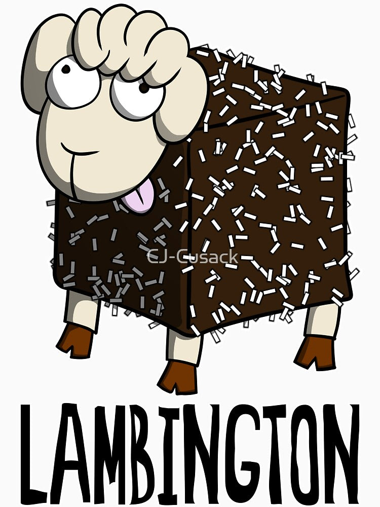 Lambington (lamb + lamington= this excellent pun!) by CJ-Cusack